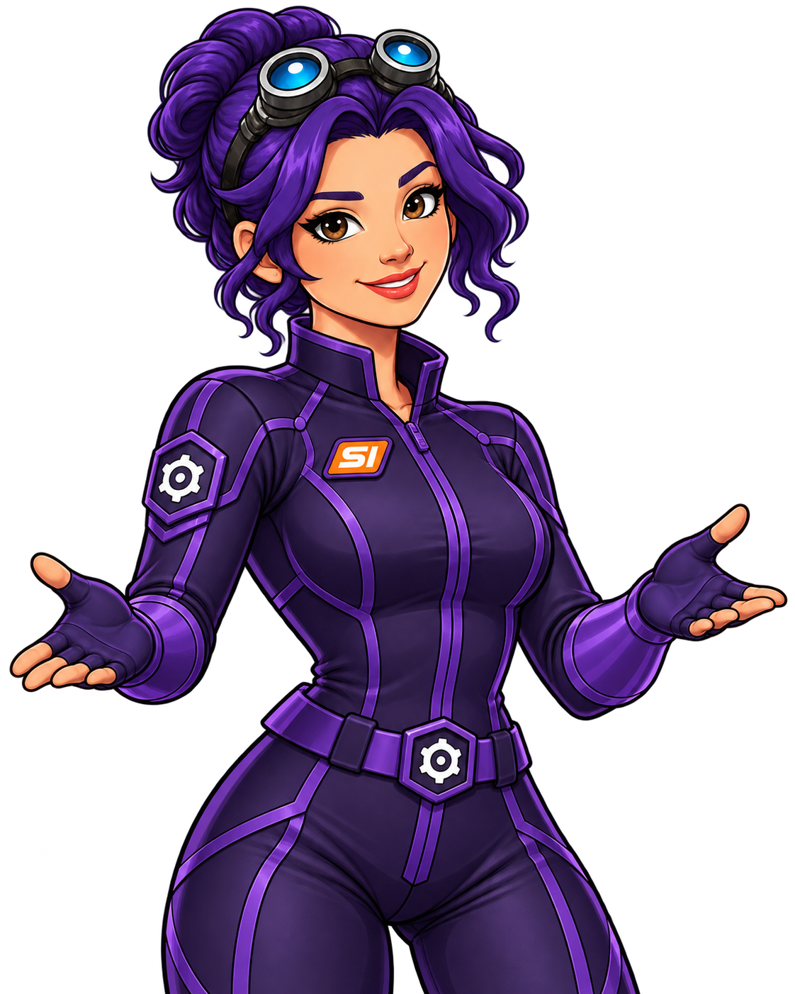 Violet welcoming everyone to a smarter tomorrow